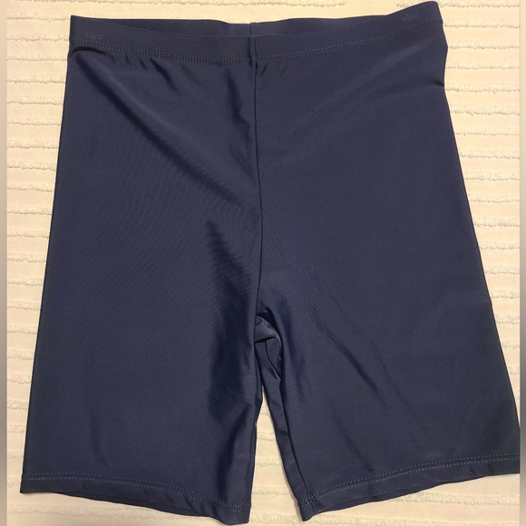 NWOT Navy Blue SwimShort/Bike Shorts - Picture 4 of 7